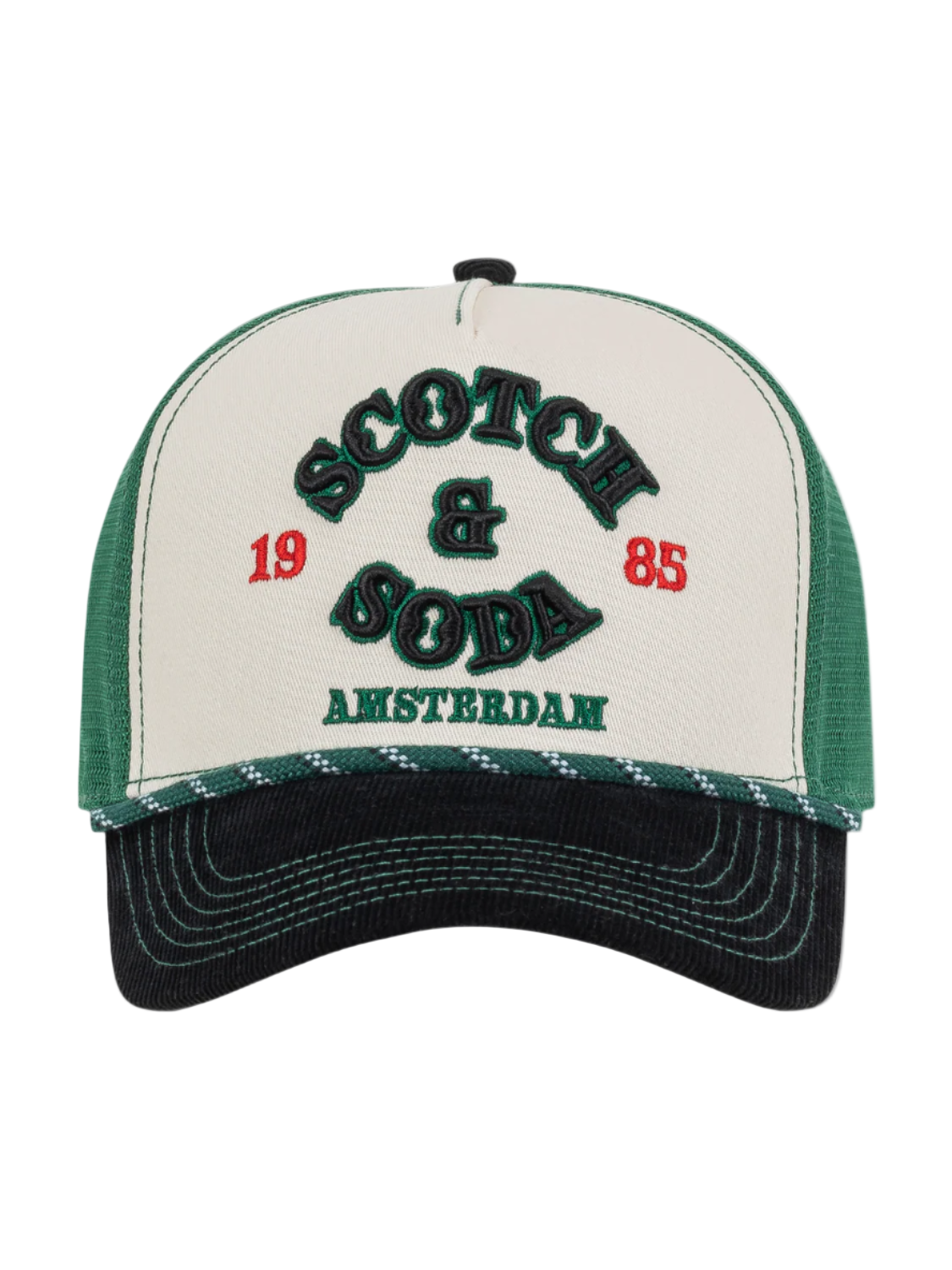 Scotch & Soda Breezy Trucker Hat-Black