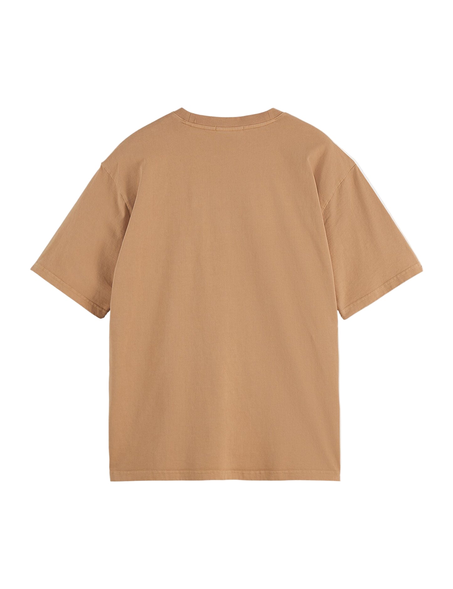 Scotch & Soda Loose Fit Overdyed AW T-Shirt - Tannin
