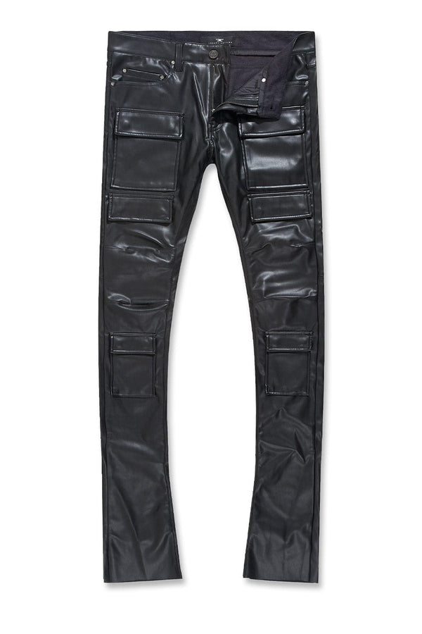 Jordan Craig Ross Stacked Thriller Cargo Pants - Black