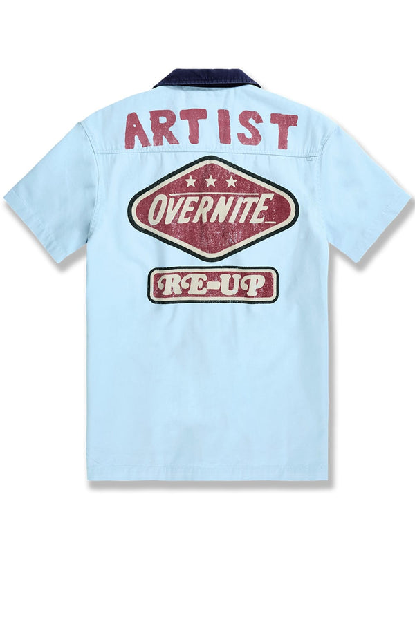 Jordan Craig The Re-Up Mechanic Shirt-Service Blue