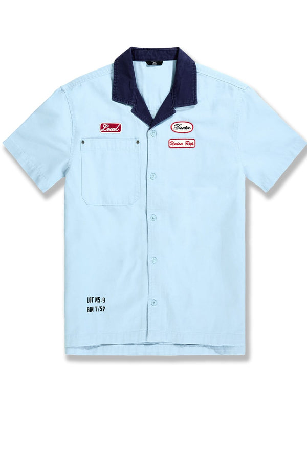 Jordan Craig The Re-Up Mechanic Shirt-Service Blue