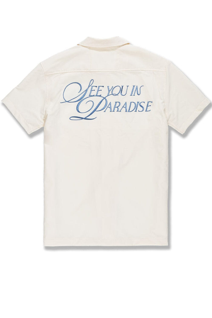 Jordan Craig Oakland Mechanic S/S Shirt-Cream