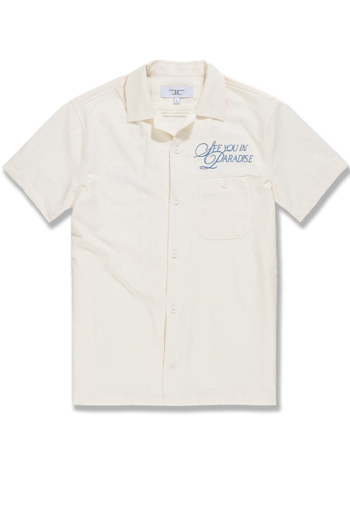 Jordan Craig Oakland Mechanic S/S Shirt-Cream
