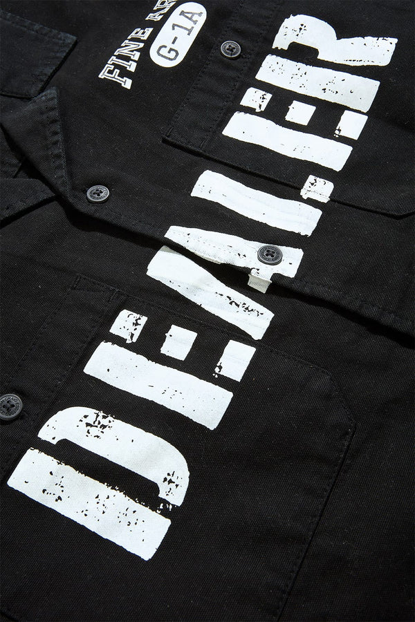 Jordan Craig The Plug Work Shirt-Black
