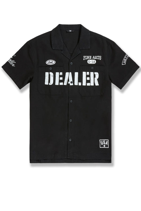 Jordan Craig The Plug Work Shirt-Black