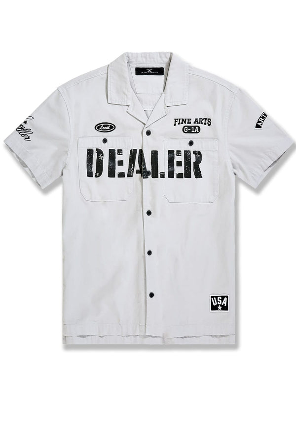 Jordan Craig The Plug Work Shirt -Cement
