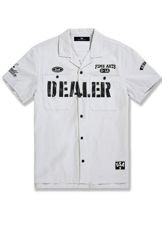 Jordan Craig The Plug Work Shirt -Cement