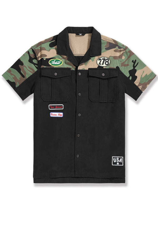 Jordan Craig Artists Union Work Shirt-Vintage Camo