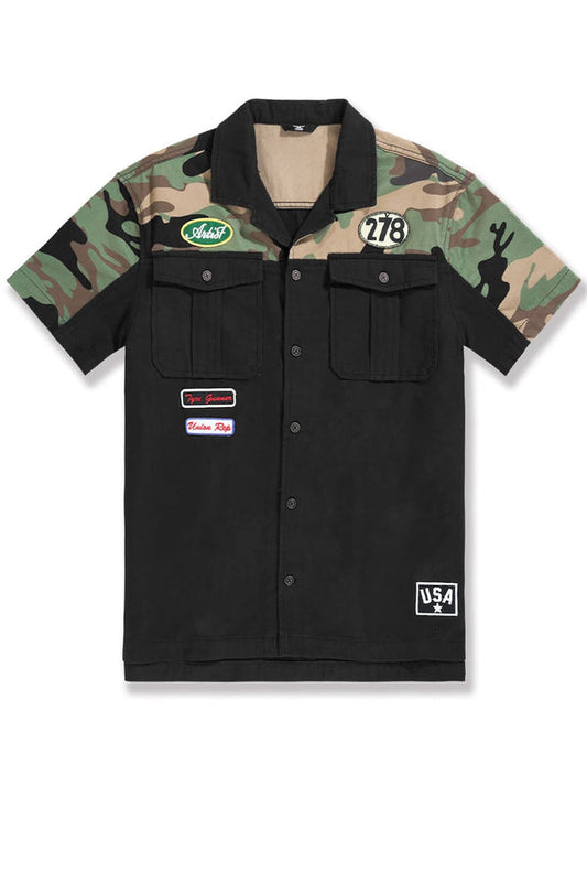 Jordan Craig Artists Union Work Shirt-Vintage Camo