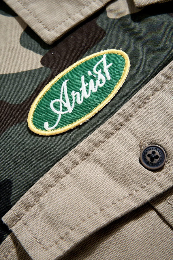 Jordan Craig Artists Union Work Shirt-Woodland