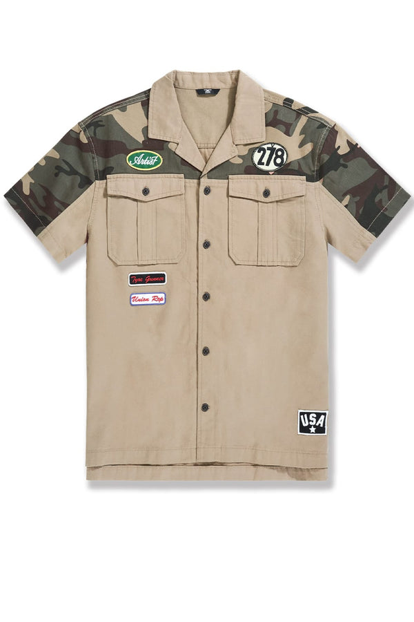 Jordan Craig Artists Union Work Shirt-Woodland