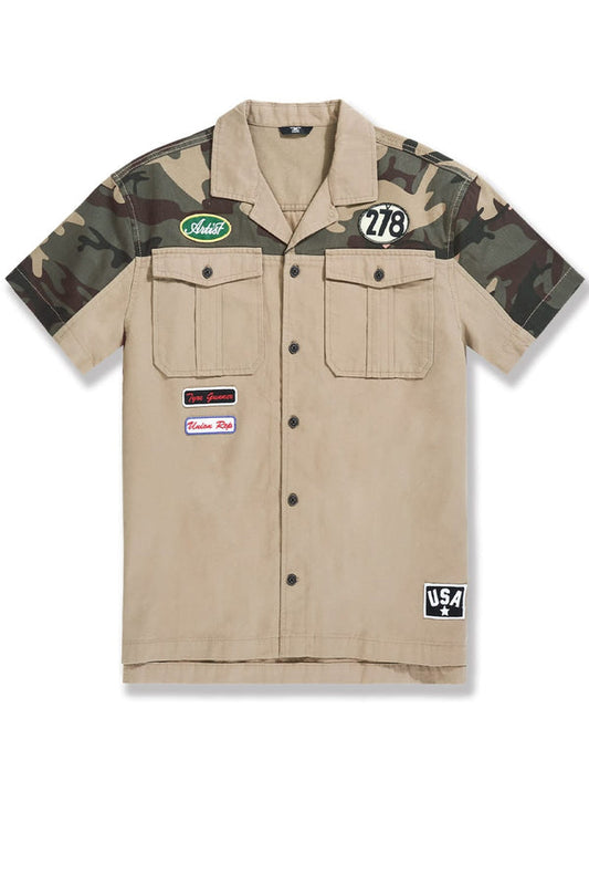 Jordan Craig Artists Union Work Shirt-Woodland