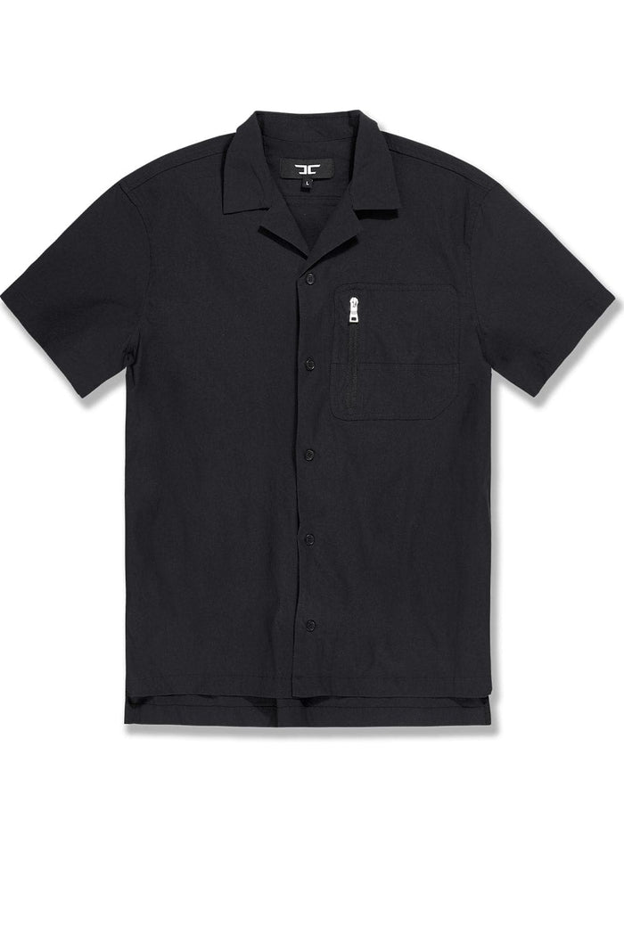 Jordan Craig Savanna S/S Camp Shirt-Black