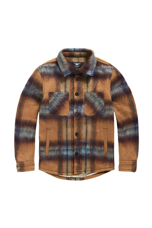 Jordan Craig See You In Paradise Flannel Shacket -Wheat (KIDS)