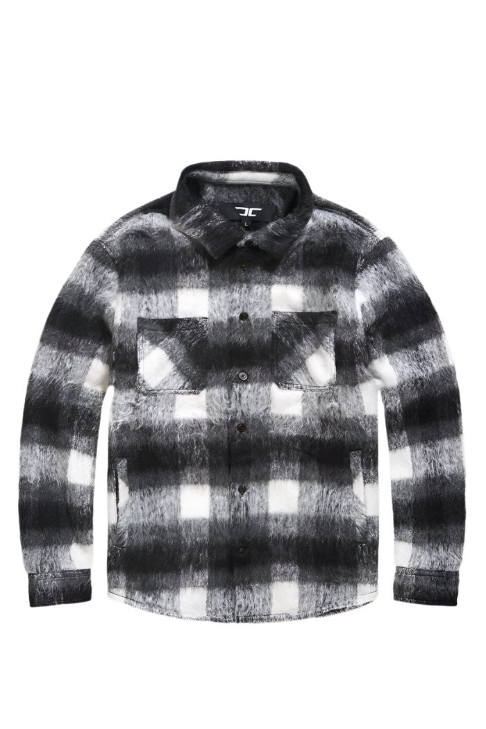 Jordan Craig See You In Paradise Flannel Shacket-Black