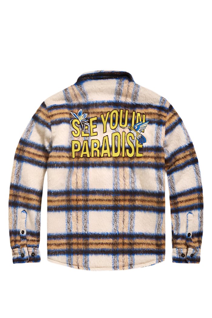 Jordan Craig See You In Paradise Flannel Shacket-Meadow