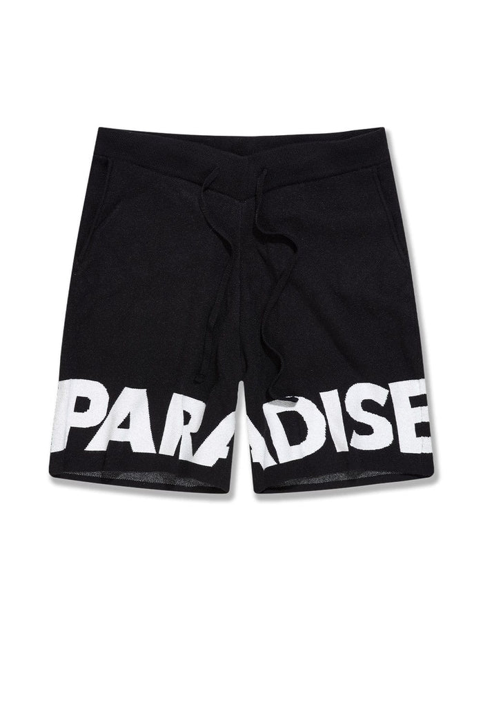 Jordan Craig Retro Paradise Knit Shorts - Black