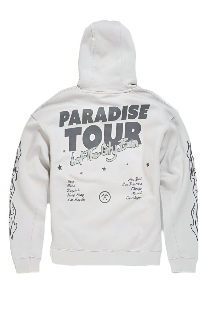 Jordan Craig Paradise Tour Pullover Hoodie-Cement