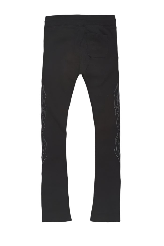 Jordan Craig Paradise Tour Stacked Sweatpants-Noir