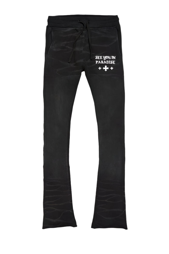 Jordan Craig SYIP Stacked Sweatpants-Vintage Black