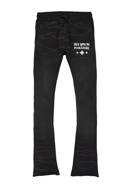 Jordan Craig SYIP Stacked Sweatpants-Vintage Black