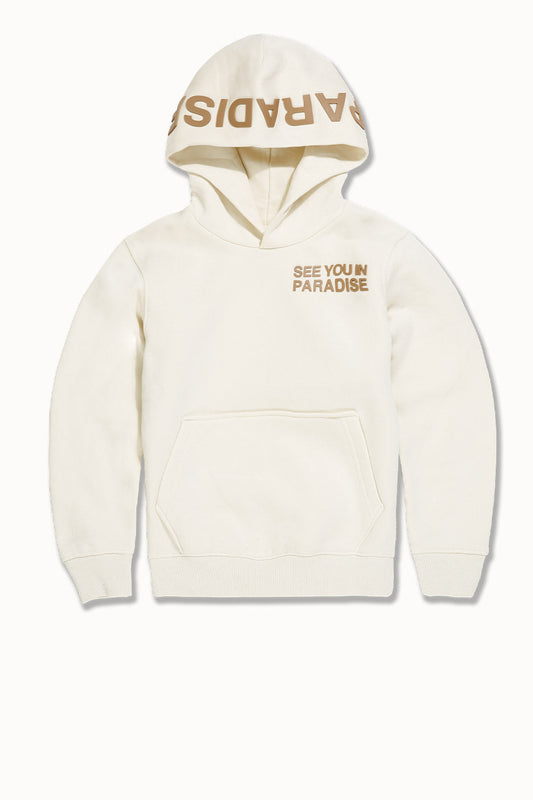 Jordan Craig Kids SYIP Tonal Pullover Hoodie-Bone