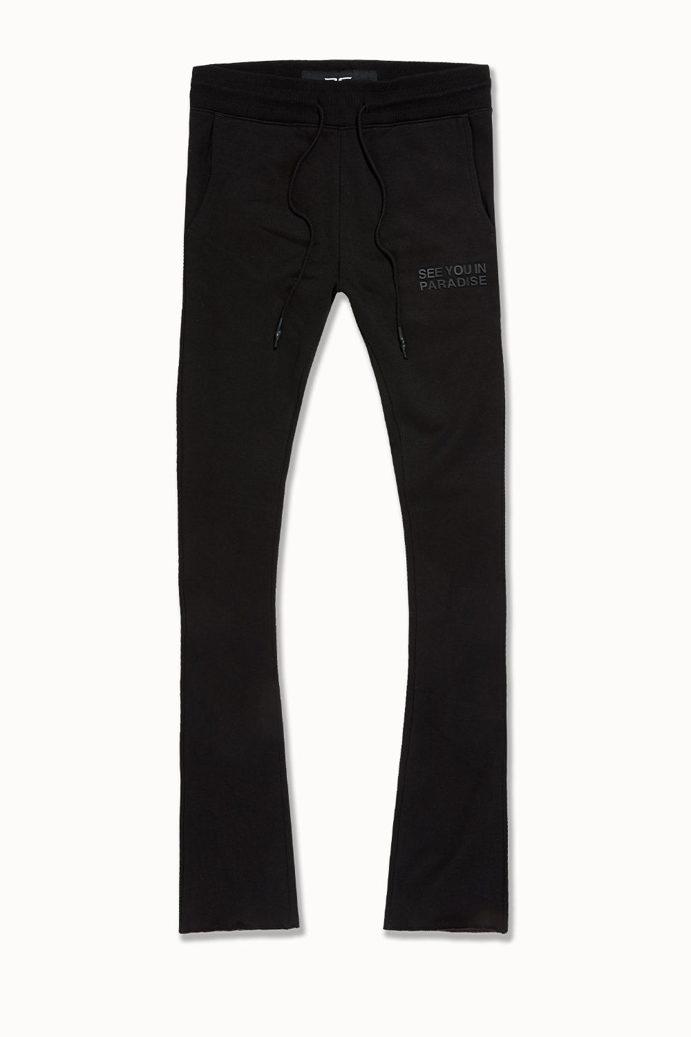 Jordan Craig SYIP Tonal Stacked Sweatpants-Black