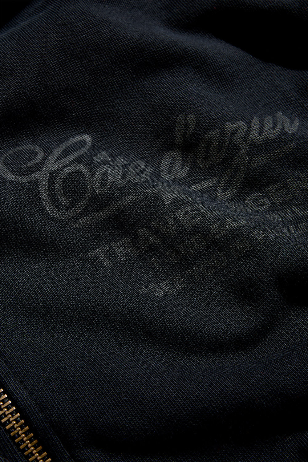 See You In Paradise Icon Zip Up Hoodie - Jet Black