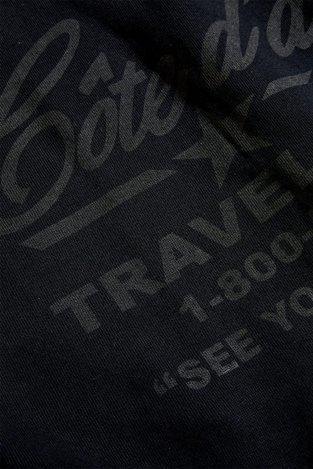 See You In Paradise Icon Zip Up Hoodie - Jet Black