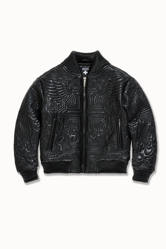 Jordan Craig Kids Sinister Bomber Jacket-Black