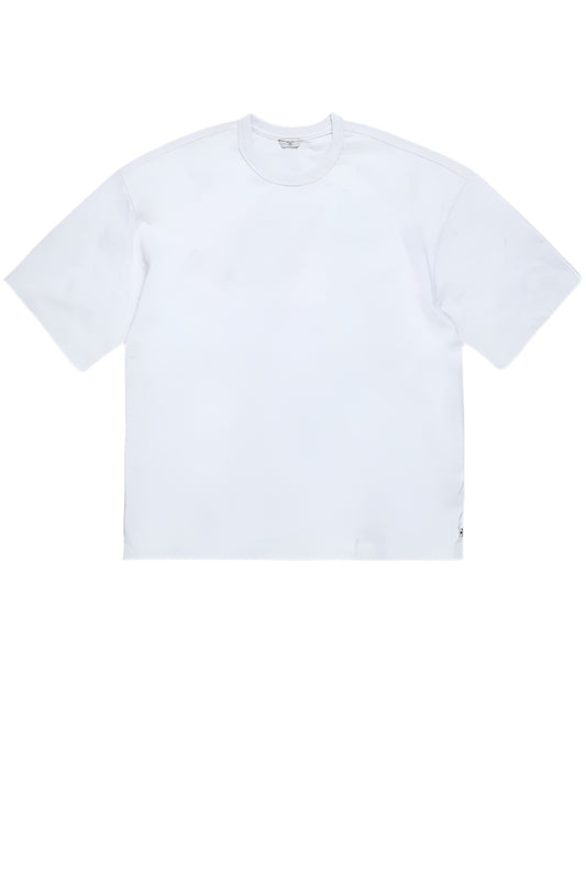 Jordan Craig Heavyweight Cropped Boxy T-Shirt-White