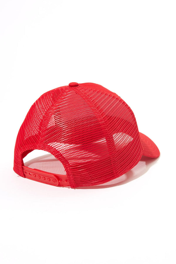 Jordan Craig The Re-Up Trucker Hat-Red