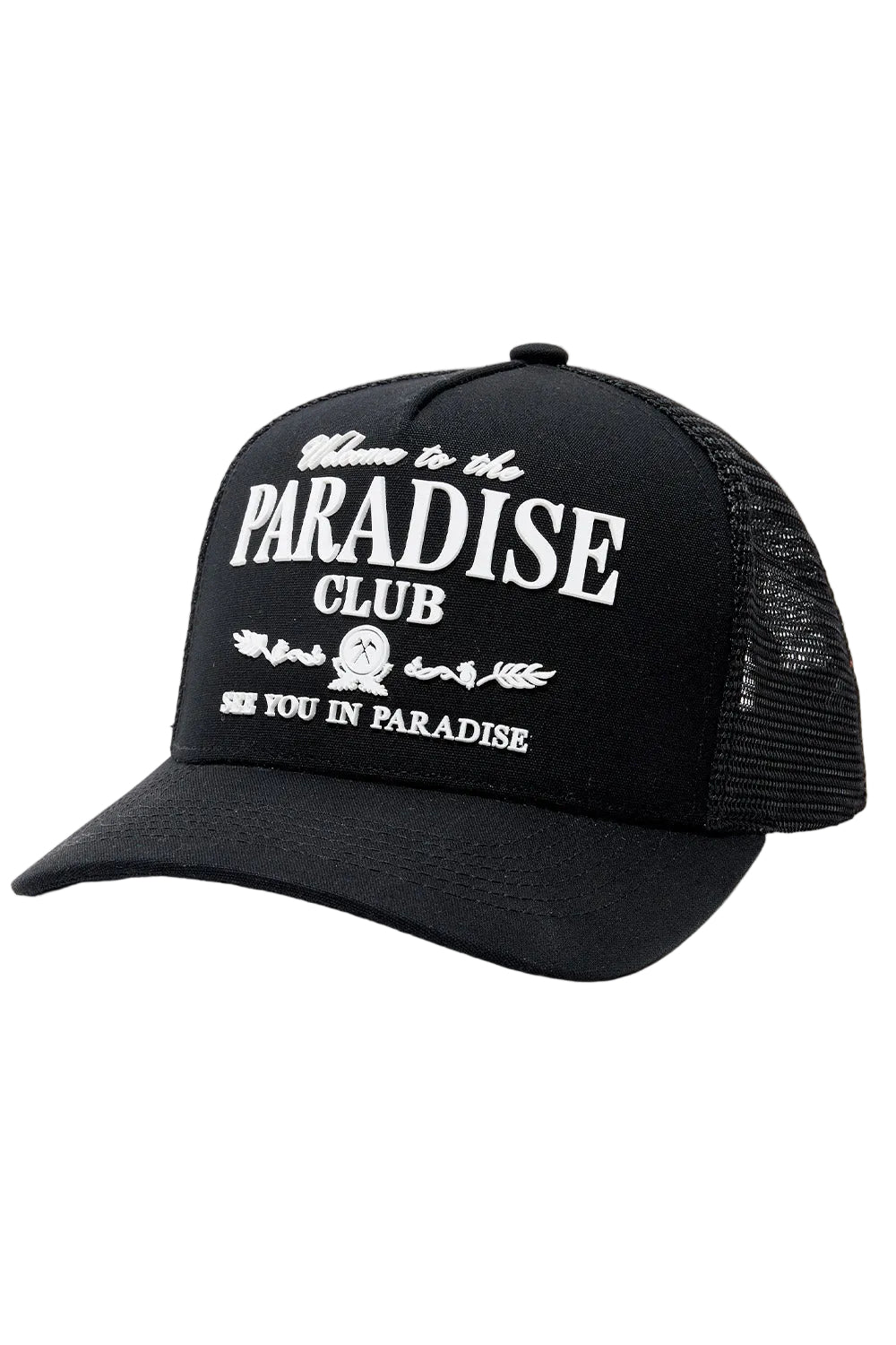 See You In Paradise Club Trucker Hat-Black