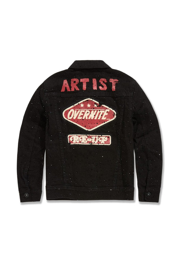 Jordan Craig (Kids) Local Dealer Trucker Jacket - Jet Black