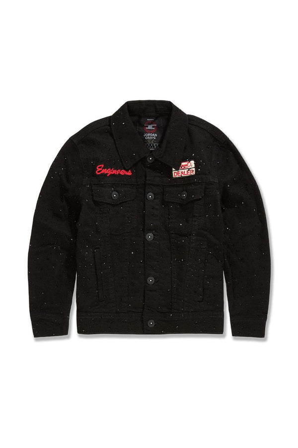 Jordan Craig (Kids) Local Dealer Trucker Jacket - Jet Black