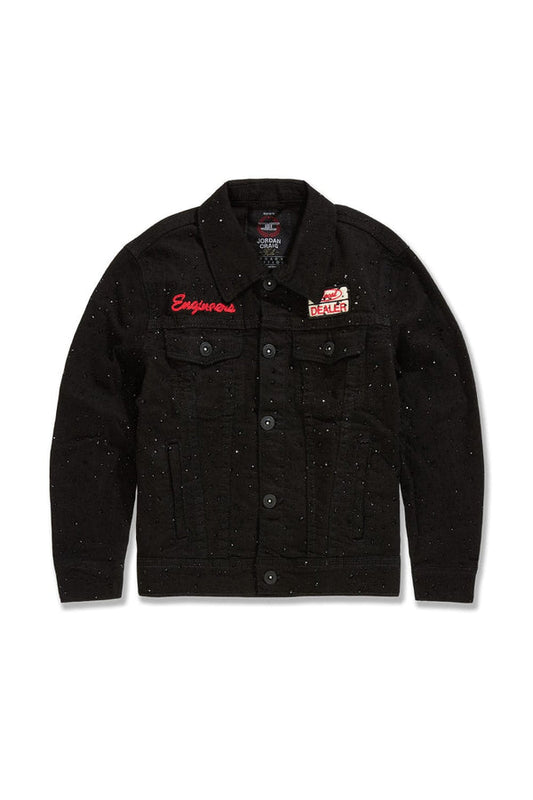 Jordan Craig (Kids) Local Dealer Trucker Jacket - Jet Black