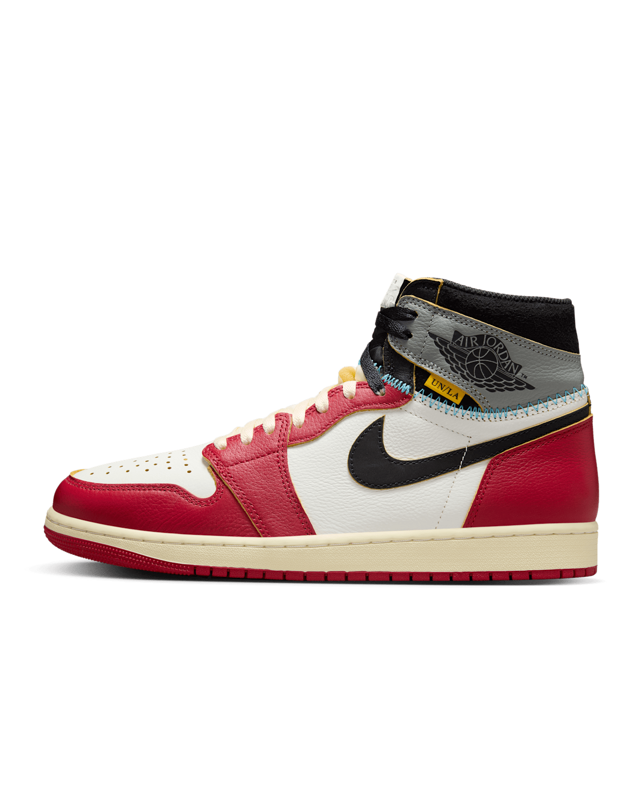 Nike Air Joran 1 Retro High OG SP "Union LA Chicago Shadow" - Varsity Red / Black-Sail