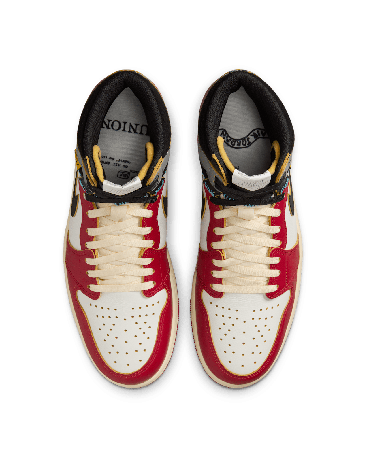 Nike Air Joran 1 Retro High OG SP "Union LA Chicago Shadow" - Varsity Red / Black-Sail