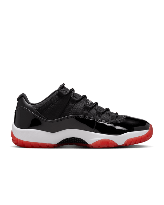 Air Jordan 11 Retro Low 'Bred'-Black/Varsity Red-White