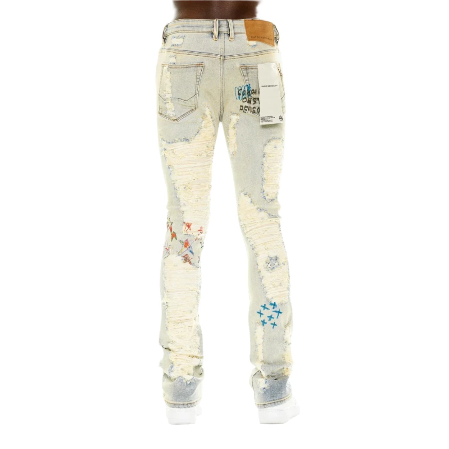 CULT OF INDIVIDUALITY LENNY BOOTCUT JEANS-IRIS