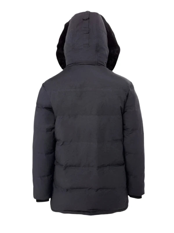 Jordan Craig Bismarck Fur Lined Parka Coat- Black