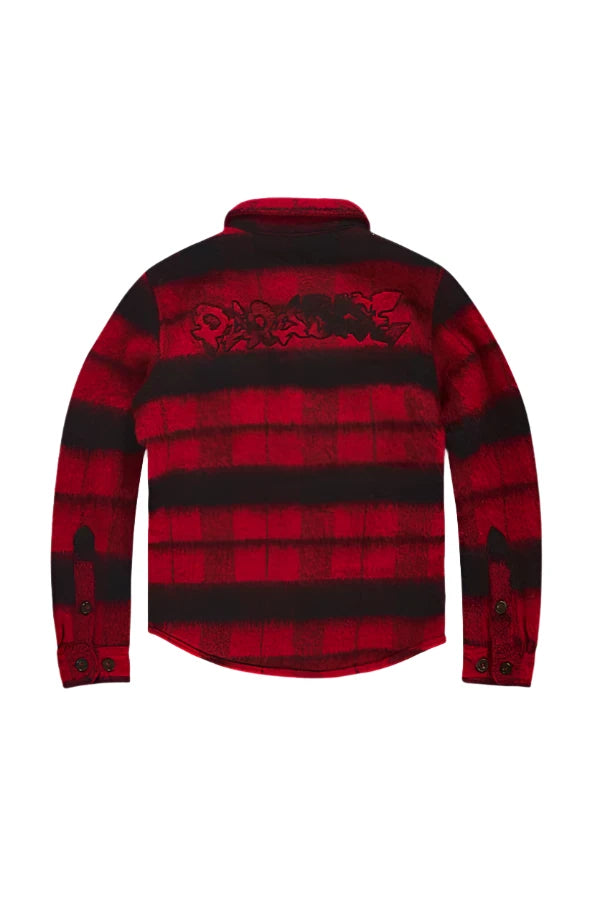 Jordan Craig Vandal Flannel Shacket -Buffalo Plaid (KIDS)