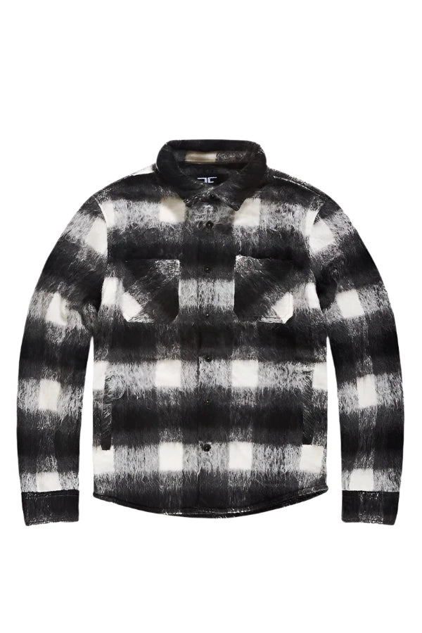 Jordan Craig Vandal Flannel Shacket- Black