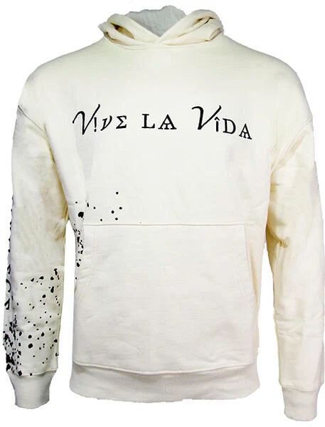 Privilege Society/ Vive La Vida Pullover Hoodie Cream