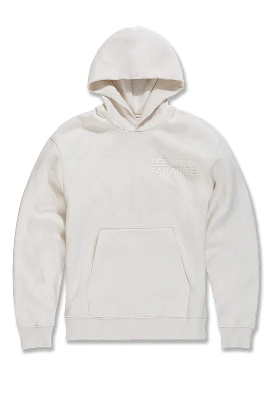 Jordan Craig Paradise Tonal Pullover Hoodie/ Bone