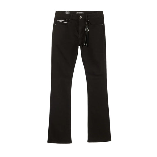 CULT OF INDIVIDUALITY LENNY BOOTCUT JEANS - TRIPLE BLACK