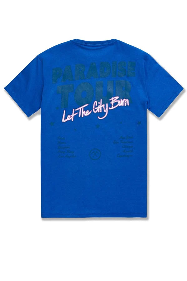 Jordan Craig/ Paradise Tour T-Shirt Royal