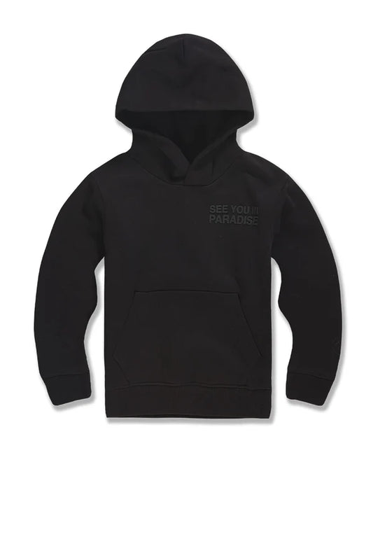 Jordan Craig Paradise Tonal Pullover Hoodie (KIDS) Black