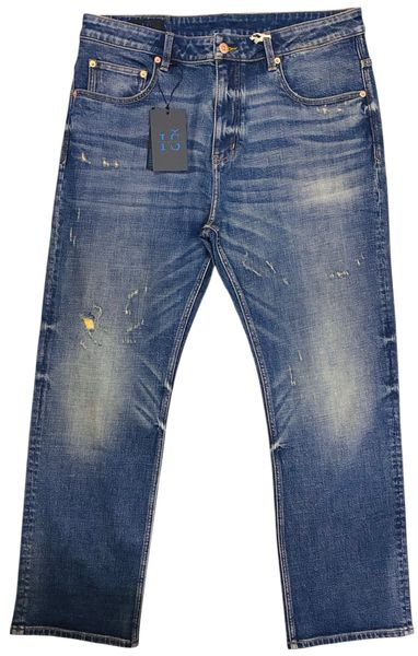 Invisible Scars Blue Sand Relaxed Straight Fit Jean