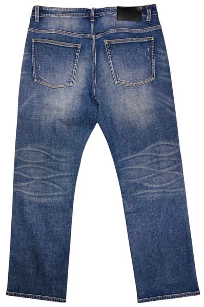 Invisible Scars Blue Sand Relaxed Straight Fit Jean